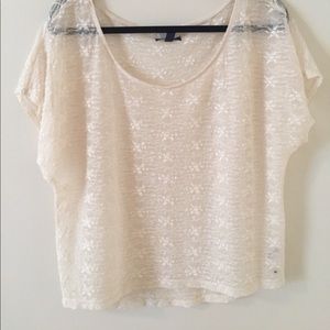 AE Sheer Lace Top