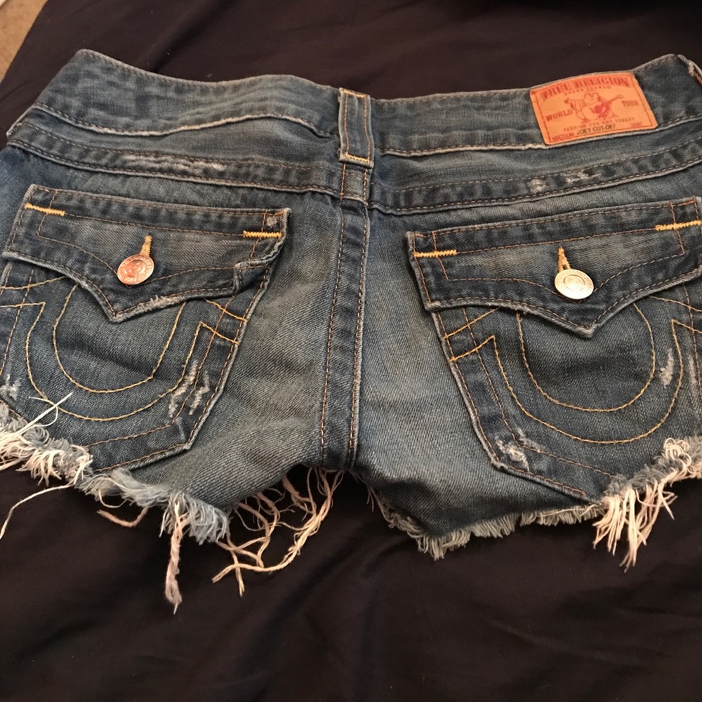 True Religion Cut Off Joey Shorts