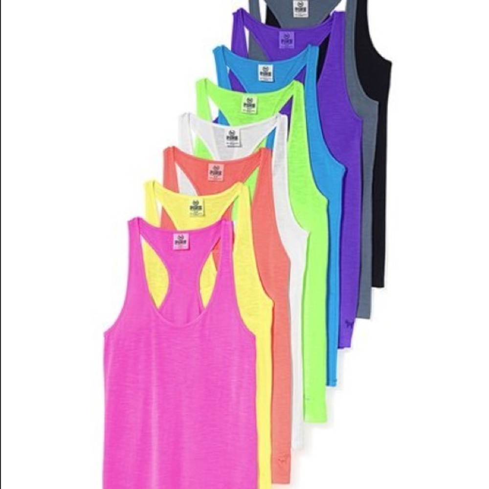 ISO VS PINK Racerback tanks
