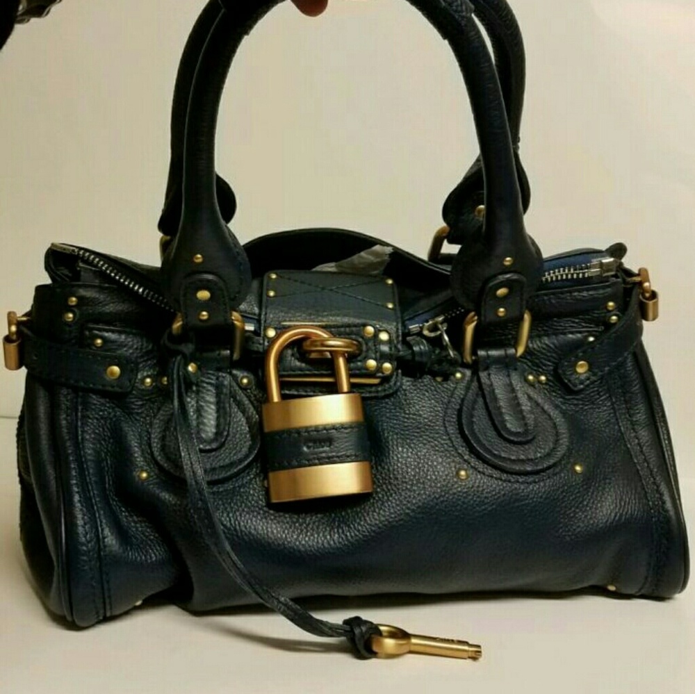 Authentic Chloe Paddington lock and key purse