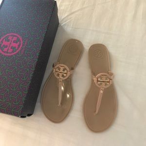 Tory burch mini miller jelly sandals