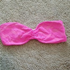 Hot pink bandeau