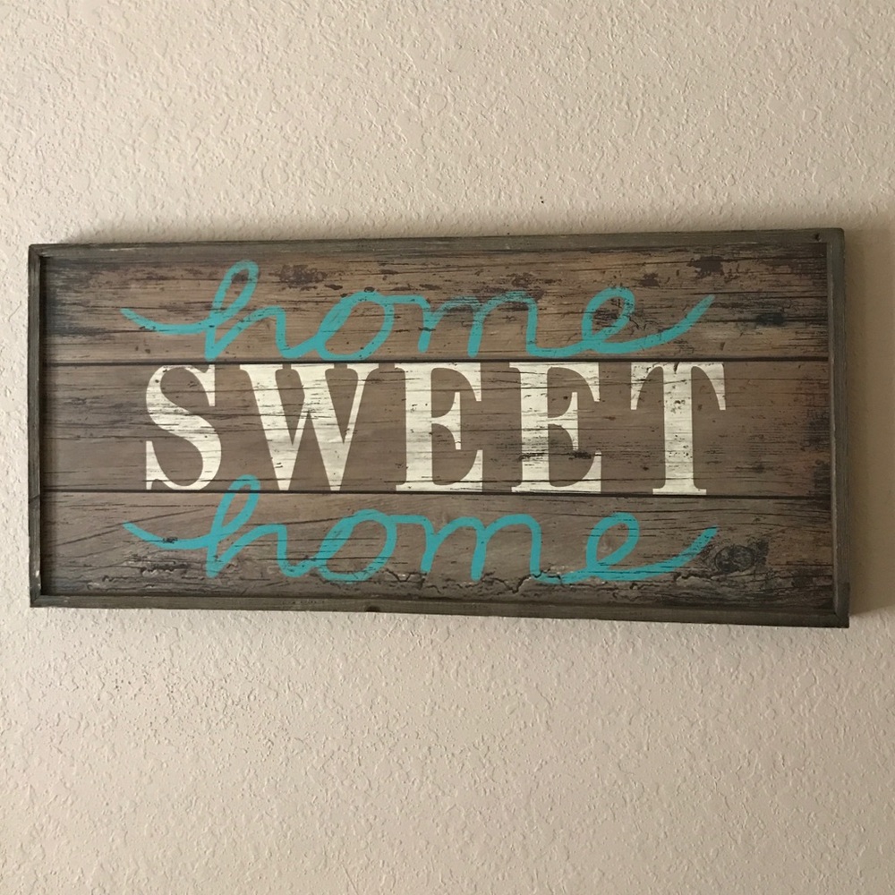 "Home sweet home" pallet