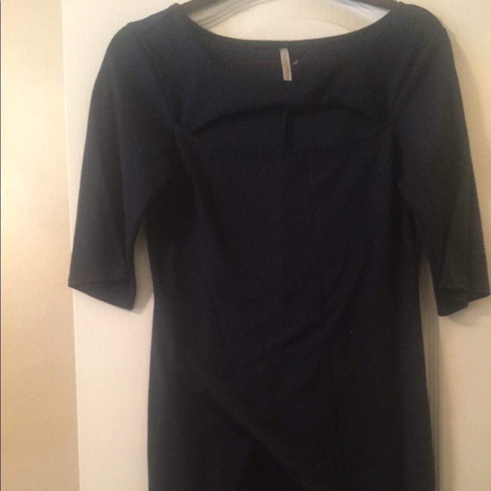 Navy blue cocktail dress