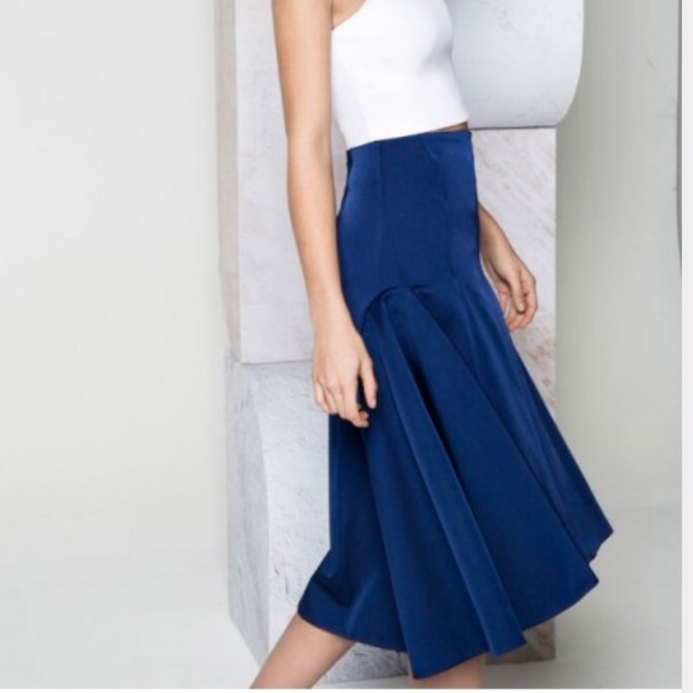 Cameo Fire Fires Navy Skirt