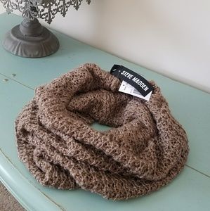 Brown infinity scarf