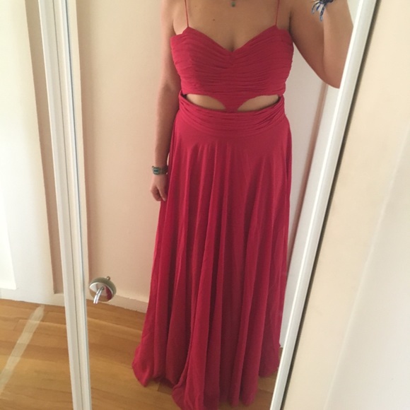 Cut-Out Prom Dress - Picture 2 of 5