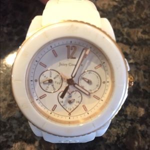Juicy Couture Rose Gold White Watch