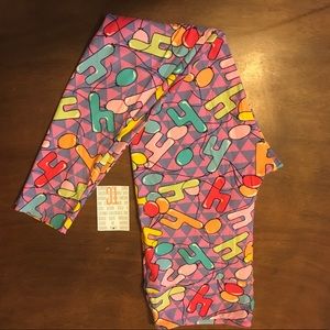 LuLaRoe exclusive  4th birthday leggings