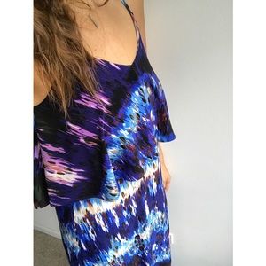 PRICE REDUCED: ruffle top maxi dress