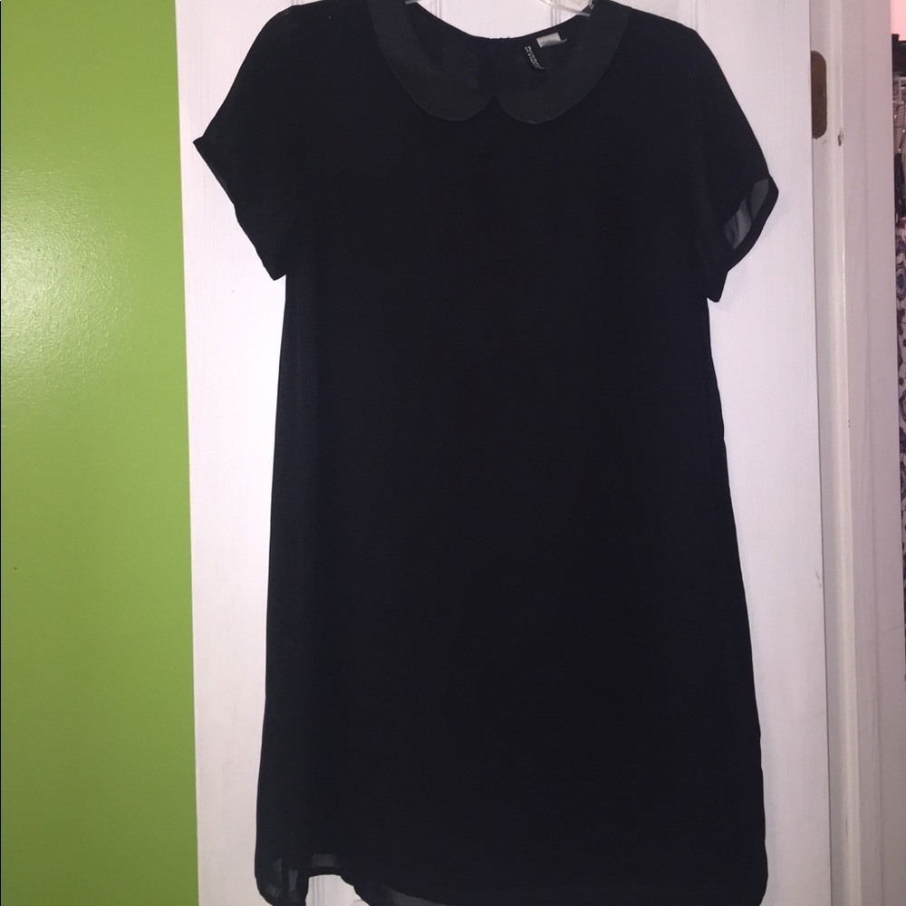 Black Collared Dress