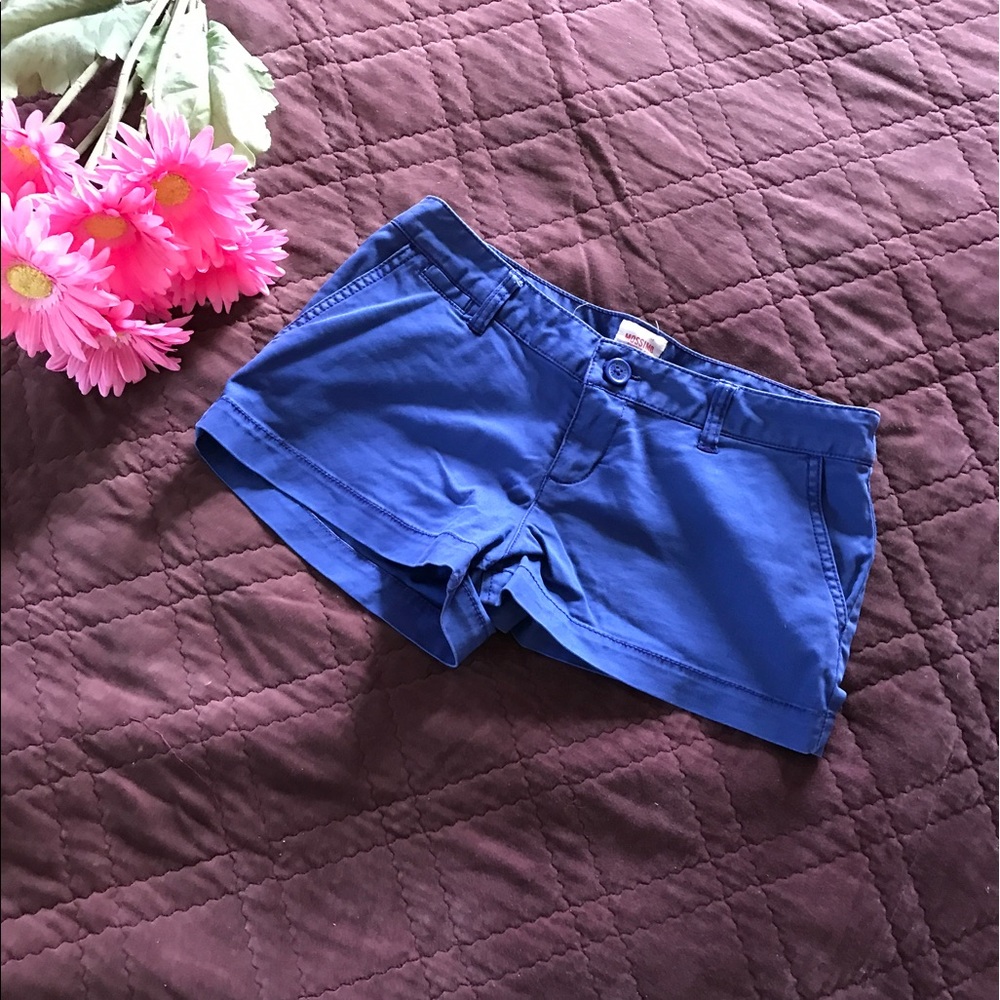 Blue shorts