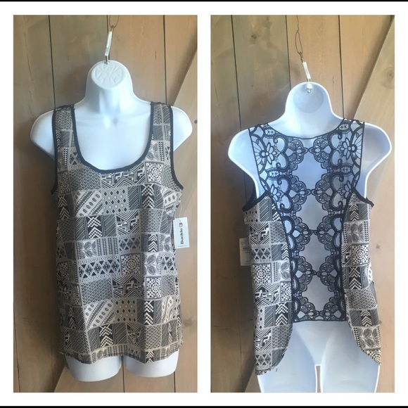 Daytrip Tops - Daytrip Crochet open back Tank