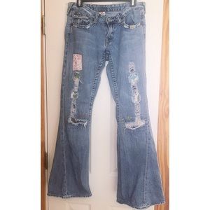 True Religion Woodstock Flare Jeans