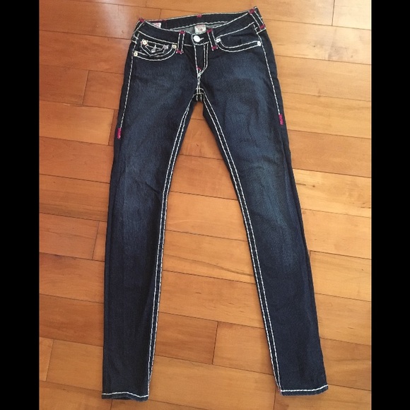 SOLD True Religion~World Tour Jeans๐ Size 27~ - Picture 2 of 6