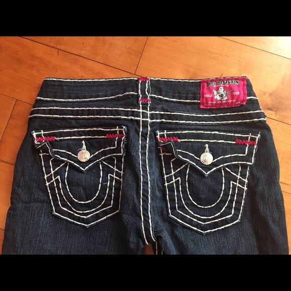 SOLD True Religion~World Tour Jeans๐ Size 27~ - Picture 4 of 6
