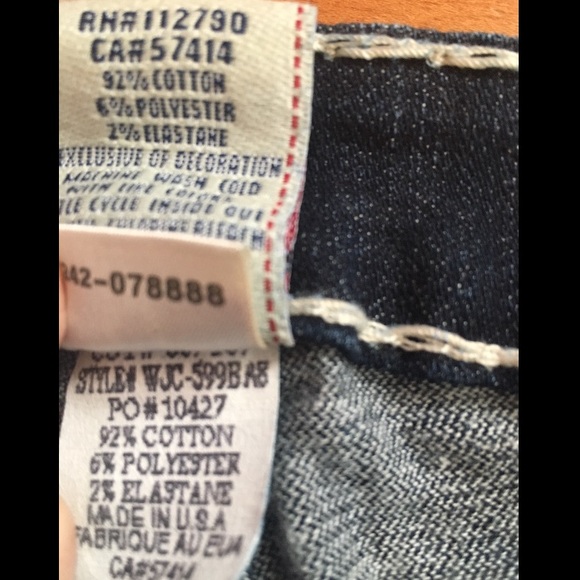 SOLD True Religion~World Tour Jeans๐ Size 27~ - Picture 5 of 6