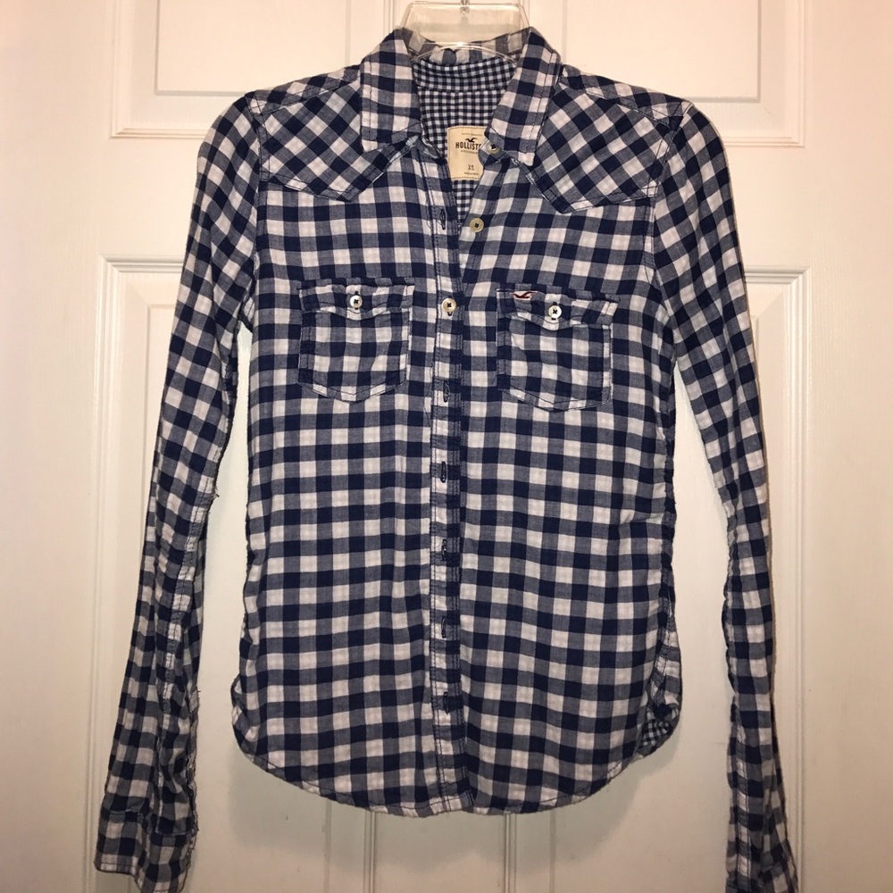 HOLLISTER button down plaid