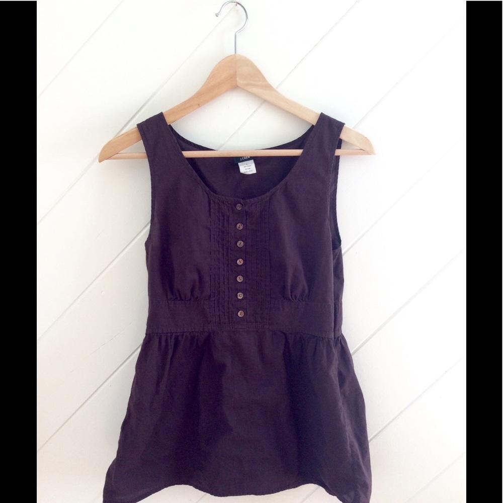 J. Crew Empire Waist 100% Cotton Tank