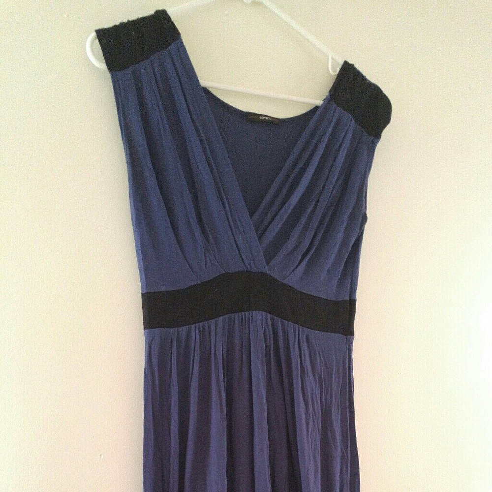 Blue/black summer dress