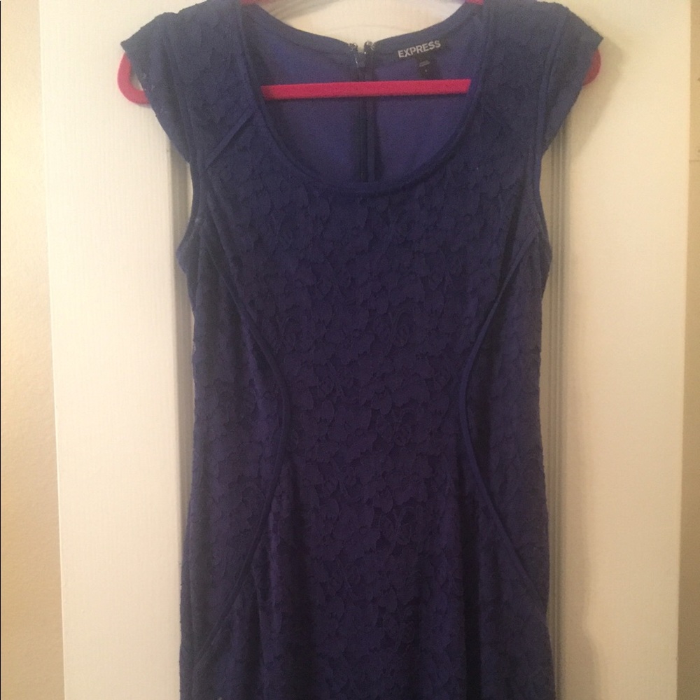 Express Short Sleeve Cocktail Dress