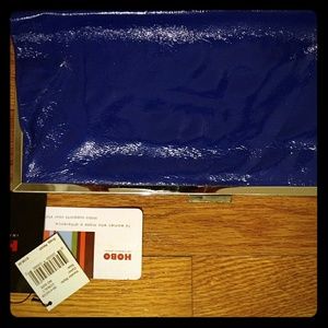 Hobo International Blue Patent Leather Clutch