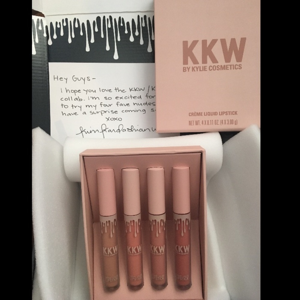 *SOLD* Kylie Cosmetics KKW creme liquid lipsticks