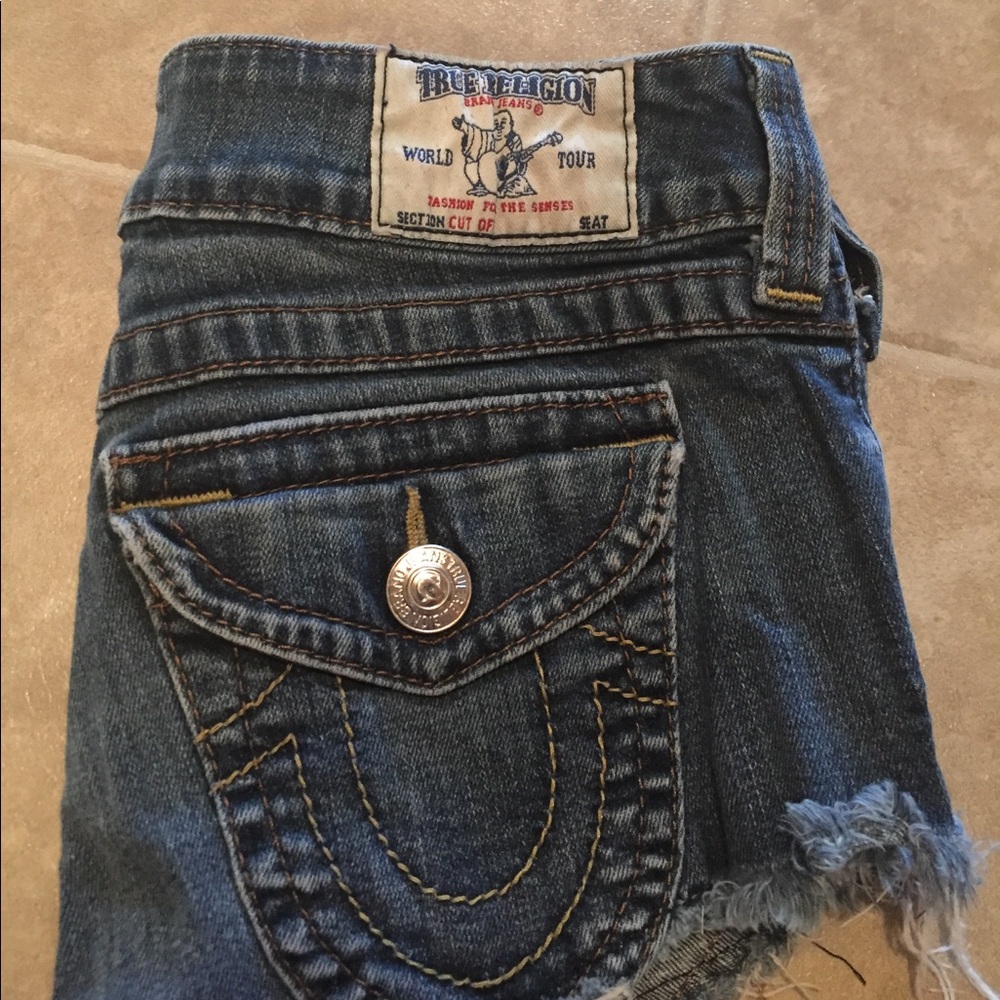 True religion jean shorts