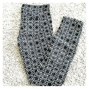 Hot Geo Print High-waisted Stretch Skinny Jeans