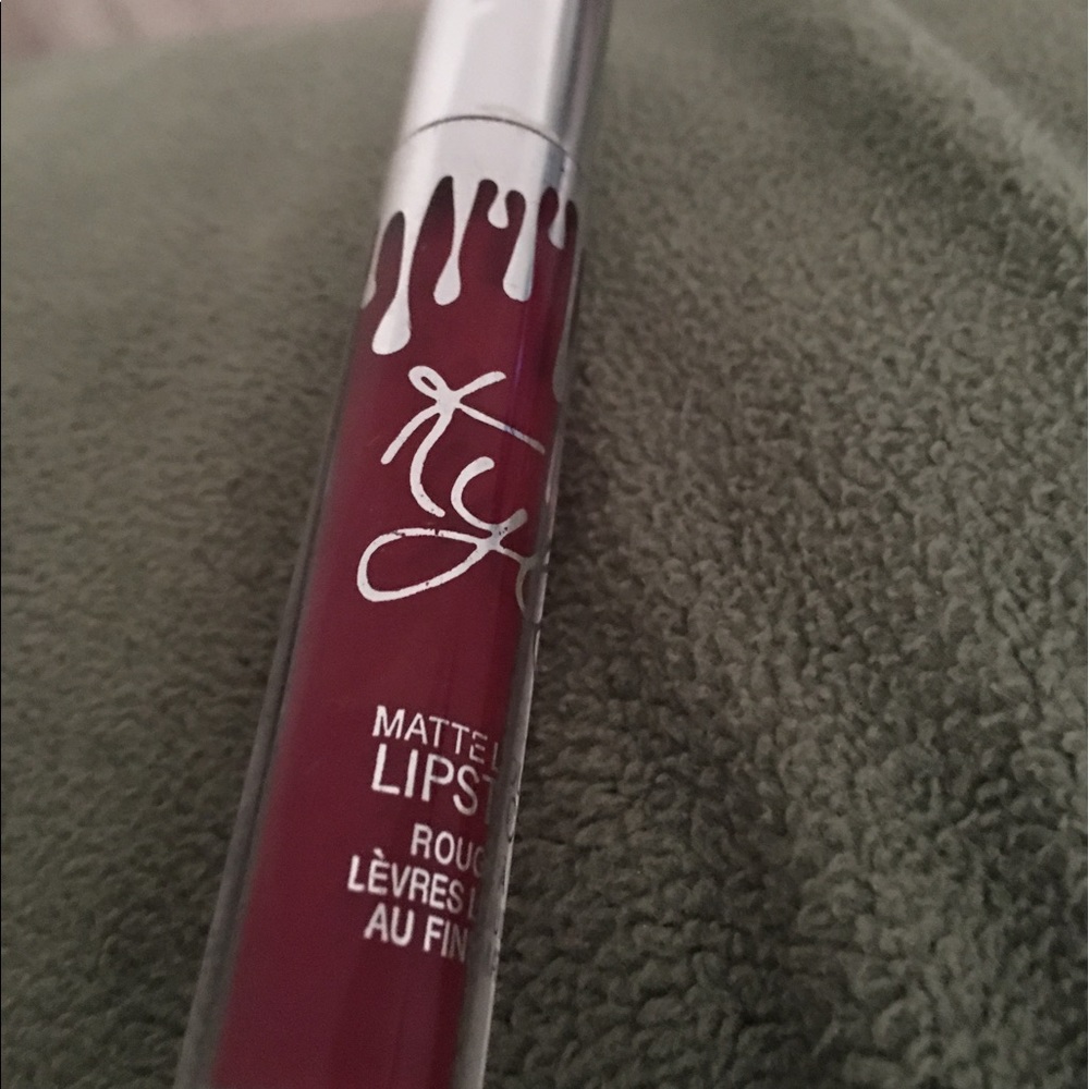 Blitzen Kylie lipstick from her holiday collection
