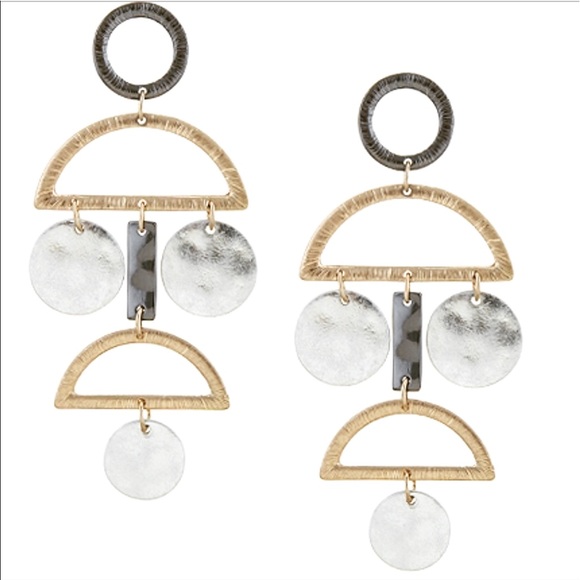 Evolving Always Jewelry - 🆕Geometric Tiered Drop Earrings Evolving Always Jewelry - 🆕Geometric Tiered Drop Earrings