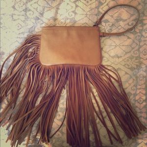 Fringe wristlet