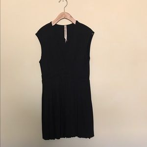 Bailey 44 black pleated tunic dress