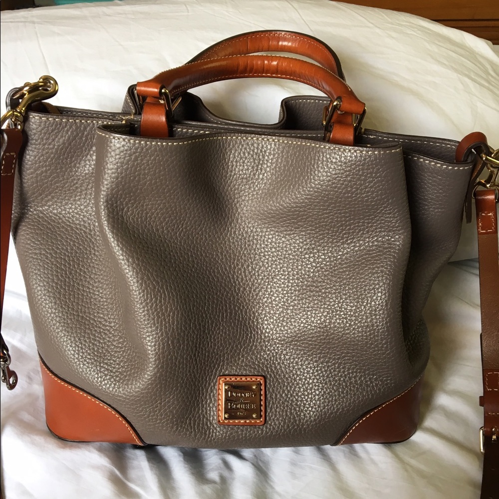 Dooney & Bourke Pebble Leather Brenna Satchel