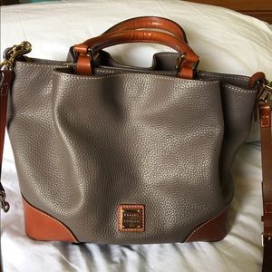 Dooney & Bourke Pebble Leather Brenna Satchel