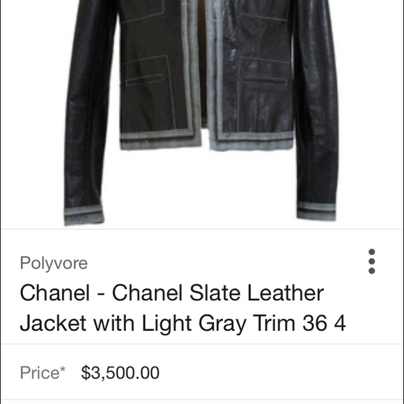 Authentic CHANEL calfskin jacket in BLUE - Picture 8 of 8