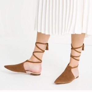 Zara Shoes - Zara Lace up Flats Zara Shoes - Zara Lace up Flats