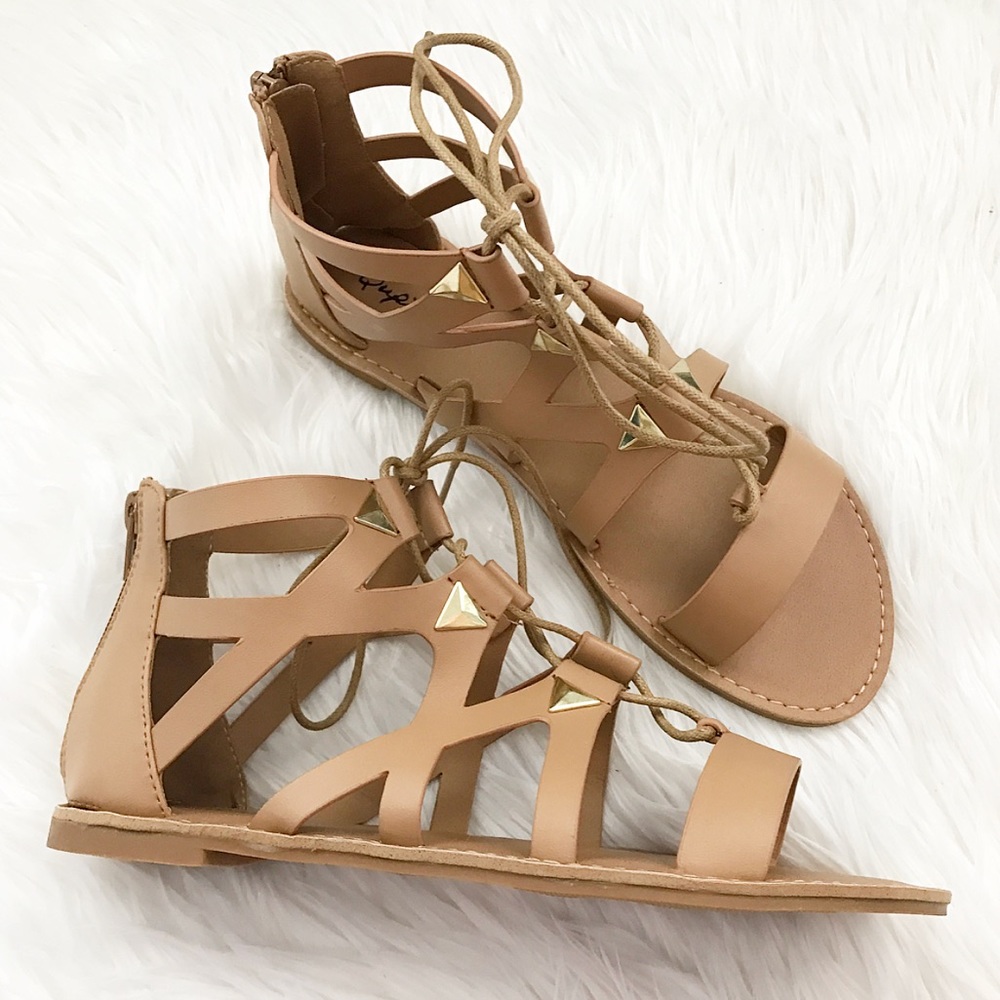 Toffee Gladiator Sandals