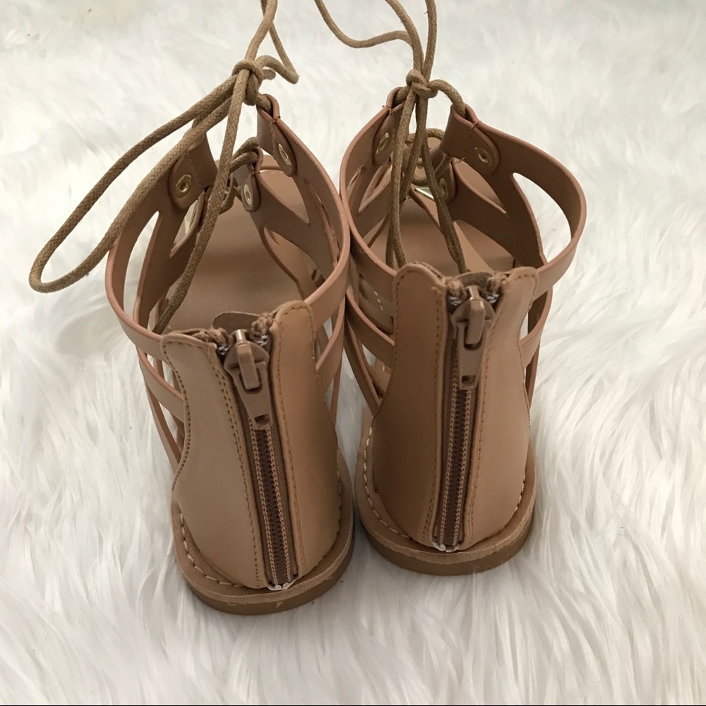 Toffee Gladiator Sandals - Picture 3 of 5