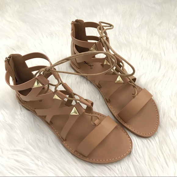 Toffee Gladiator Sandals - Picture 2 of 5