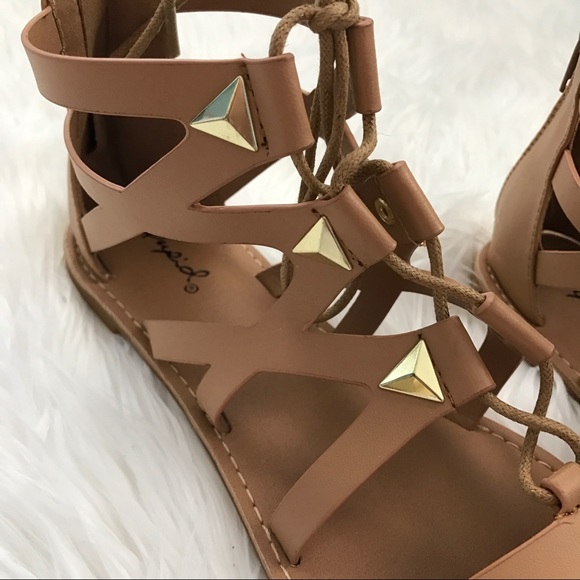 Toffee Gladiator Sandals - Picture 4 of 5