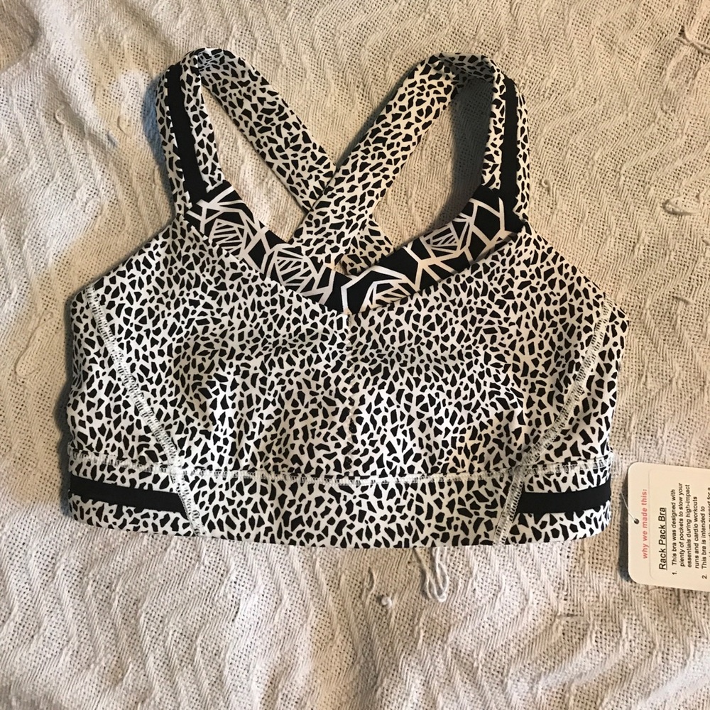 NWT Lululemon Rack Pack Bra size 4