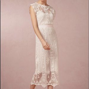 BHLDN Lilly Dress in Ivory