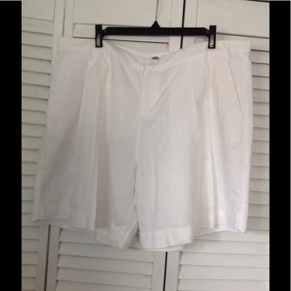 Linen/Cotton Shorts/4 pockets