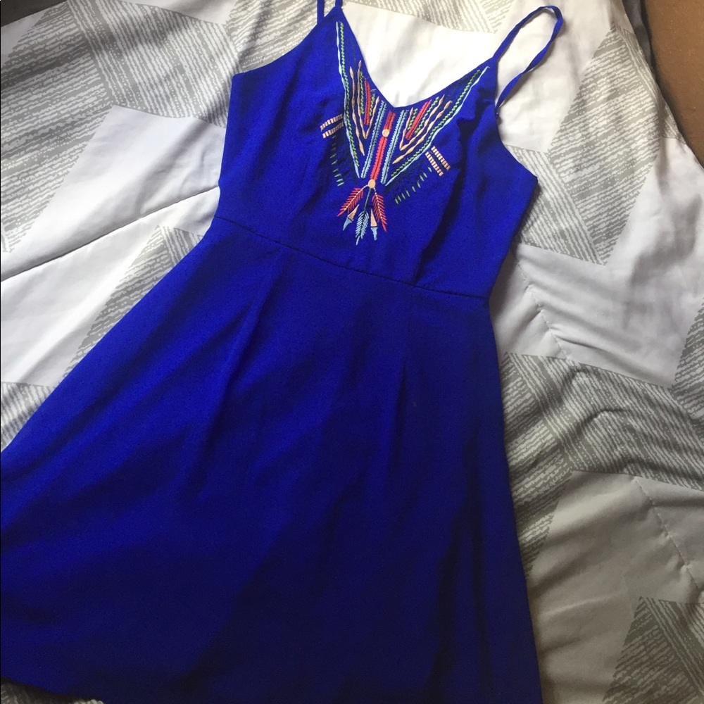 Charming Charlie Blue Dress size Small