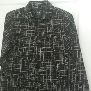 Armani xchange black party shirt