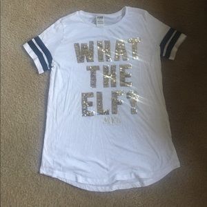 PINK shirt "what the elf"