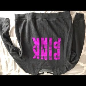 Victoria secret pink sweatshirt -purple NWOT