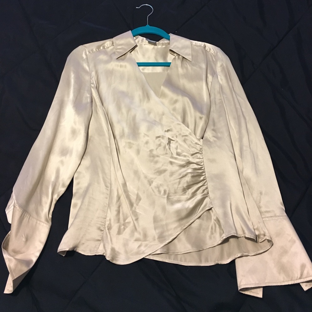 Champagne colored blouse!