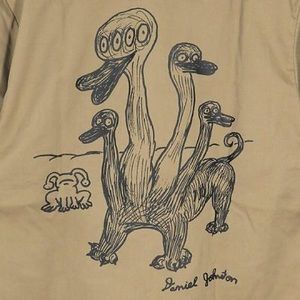 Supreme X Daniel Johnston Twill Work Shirt